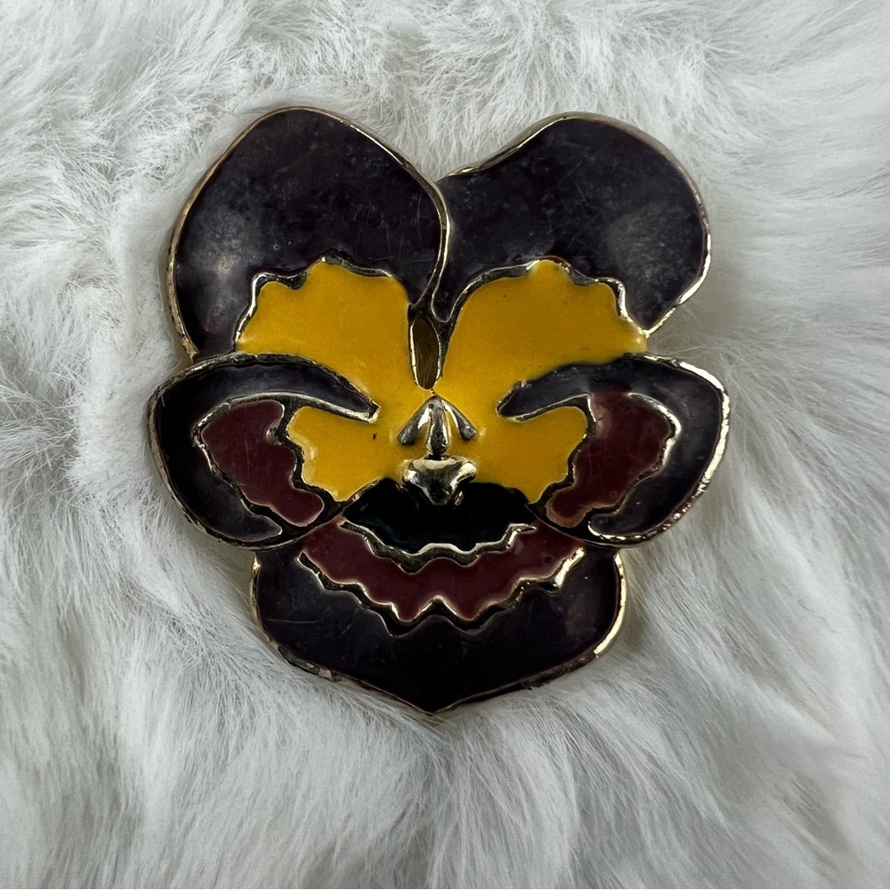 Pansy Pin/Brooch